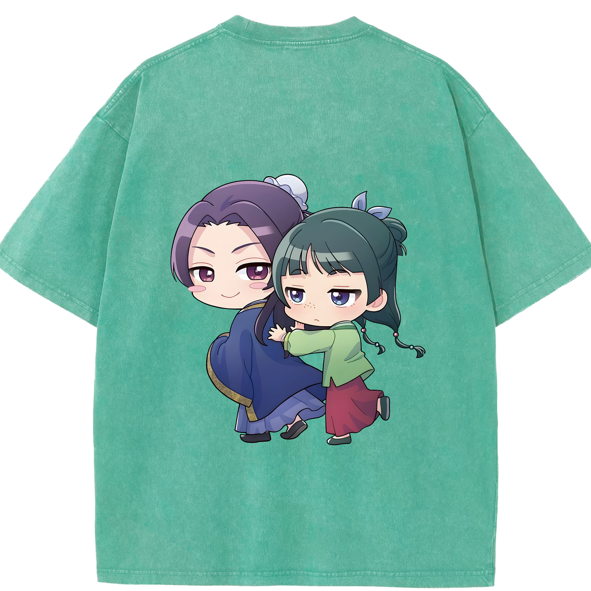 （画像用） 薬屋のひとりごと The Apothecary Diaries 綿100% ヴィンテージ風 半袖Tシャツ（背面プリント）